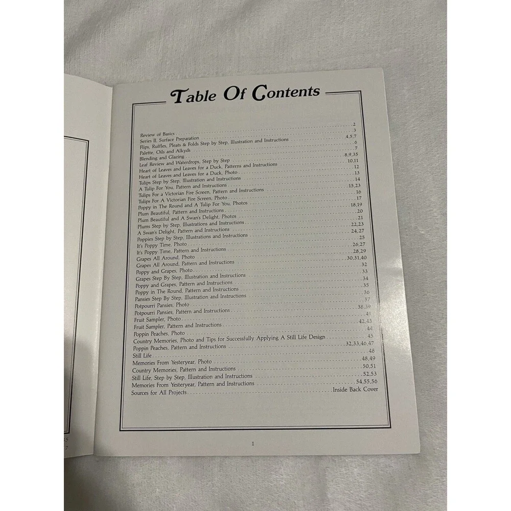 Basics For Decorative Artist Volume 2 1987 Tole Painting Book Aileen Bratton